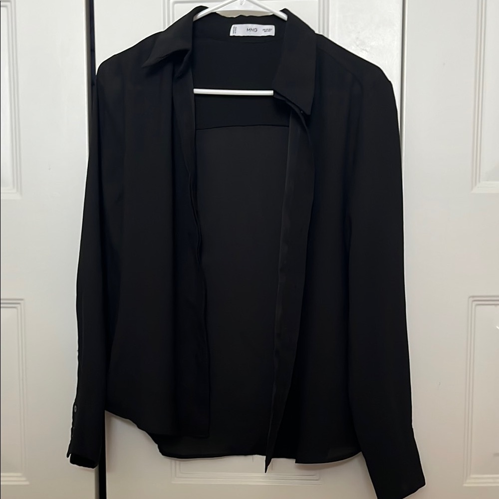 Mango Black Women's Shirt